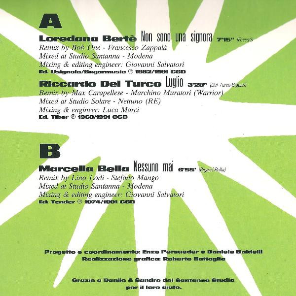 Various - Italian Remix | CGD (9031 75141-0) - 4