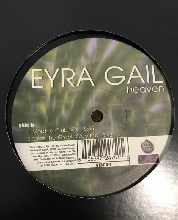 Eyra Gail - Heaven | 24 Seven Recordings (872475-1) - 2