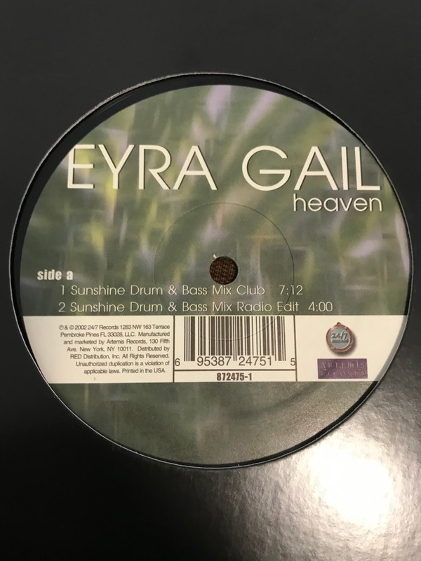 Eyra Gail - Heaven | 24 Seven Recordings (872475-1)