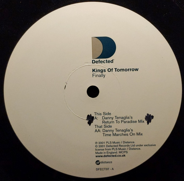 Kings Of Tomorrow Featuring Julie McKnight - Finally (The Danny Tenaglia Remixes) | Defected (DFECT37) - 4