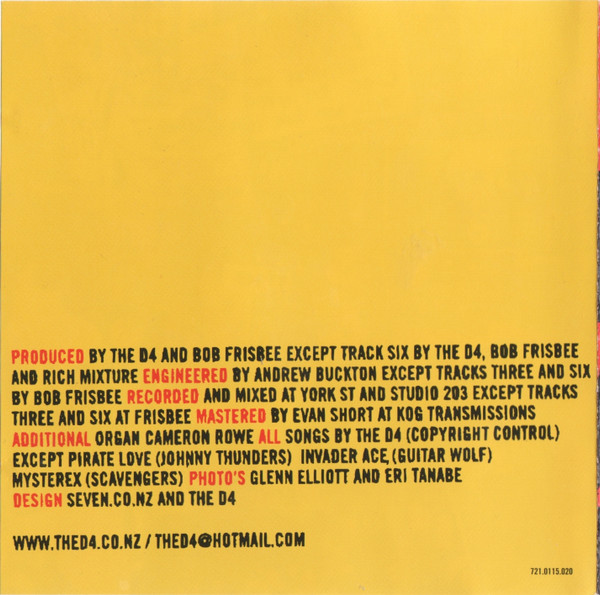 The D4 - 6Twenty | Infectious Records (INFEC115CD) - 2