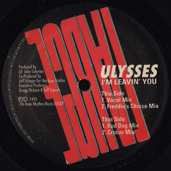 Ulysses - I'm Leavin' You | Large Records (LJ-003)