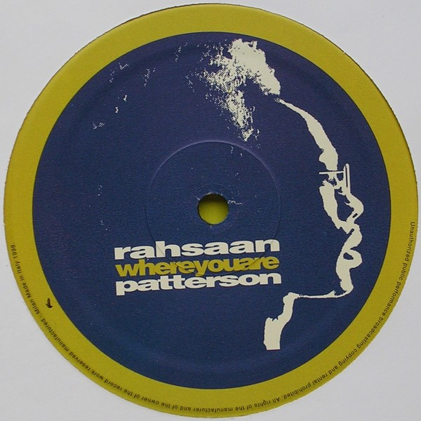 Rahsaan Patterson - Where You Are | Universal (UNV 9803) - 4 Rahsaan Patterson - Where You Are | Universal (UNV 9803) - 4