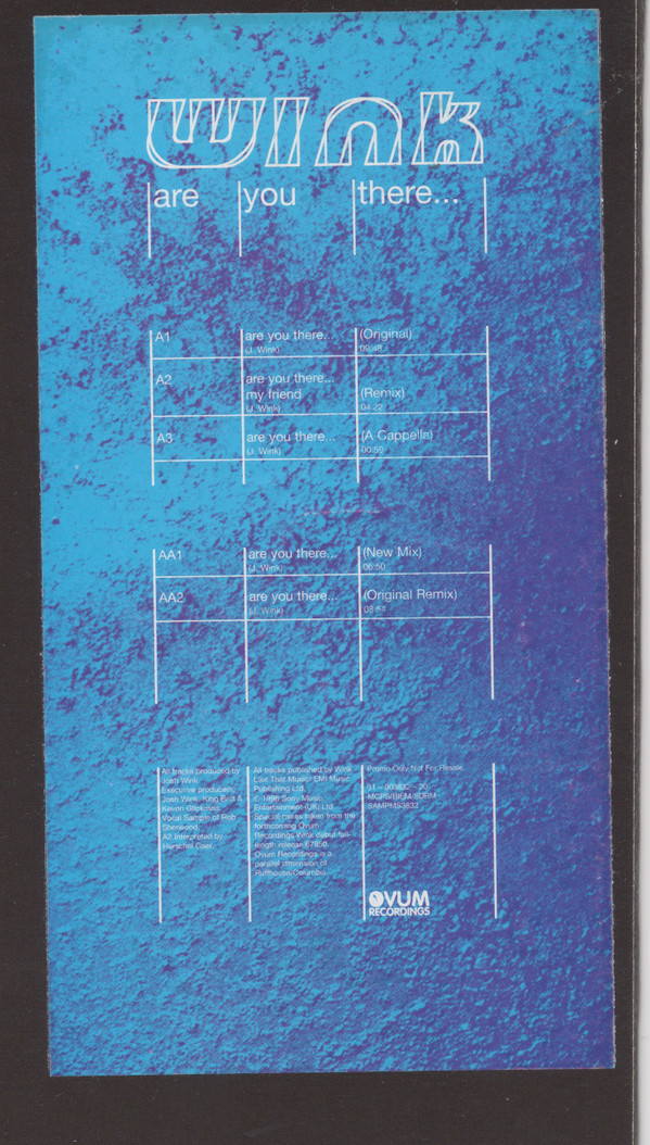Josh Wink - Are You There... | Ovum Recordings (SAMPMS3832) - 4 Josh Wink - Are You There... | Ovum Recordings (SAMPMS3832) - 4