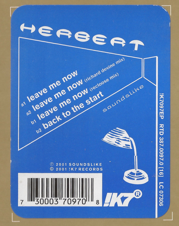 Matthew Herbert - Leave Me Now | !K7 Records (!K7097EP) - 4