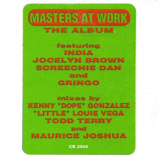 Masters At Work - The Album | Cutting Records (CR-2006) - 7 Masters At Work - The Album | Cutting Records (CR-2006) - 7