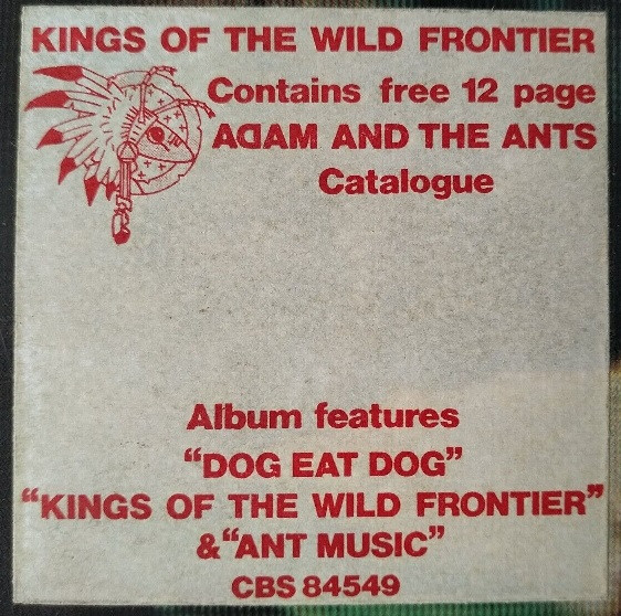 Adam And The Ants - Kings Of The Wild Frontier | CBS (84549) - 19 Adam And The Ants - Kings Of The Wild Frontier | CBS (84549) - 19