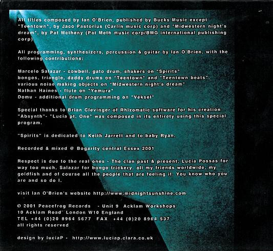 Ian O'Brien - A History Of Things To Come | Peacefrog Records (PFG 009 CD) - 2