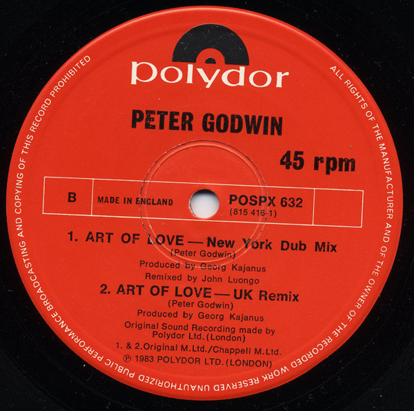 Peter Godwin - The Art Of Love | Polydor (POSPX 632) - 4 Peter Godwin - The Art Of Love | Polydor (POSPX 632) - 4