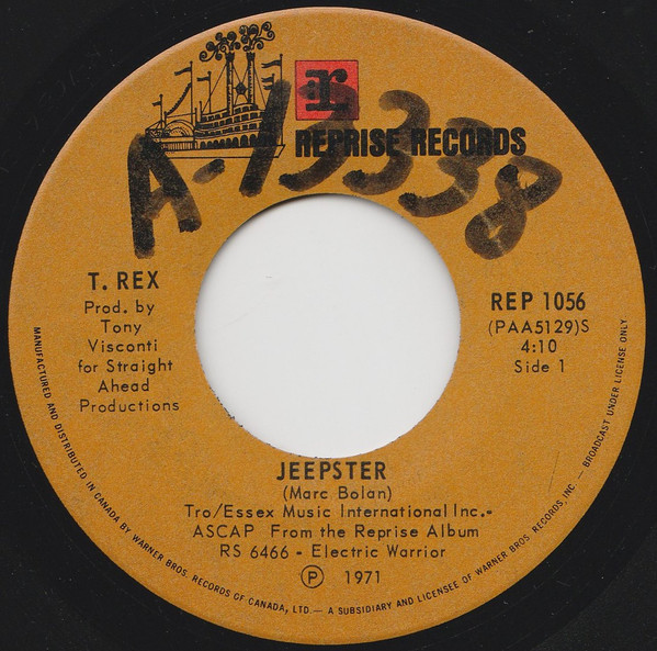 T. Rex - Jeepster | Reprise Records (REP 1056) - main