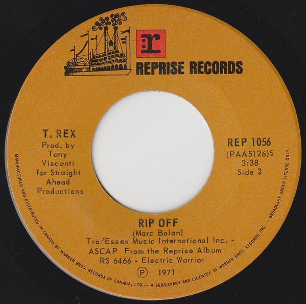 T. Rex - Jeepster | Reprise Records (REP 1056) - 2
