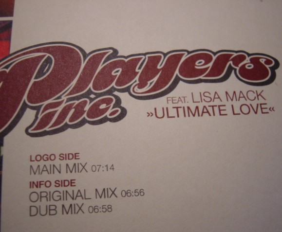 Players Inc. Feat. Lisa Mack - Ultimate Love | M1_Recordings (M1 004) - main Players Inc. Feat. Lisa Mack - Ultimate Love | M1_Recordings (M1 004) - main