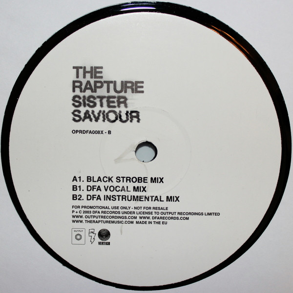 The Rapture - Sister Saviour | Output (OPRDFA008X) - 4