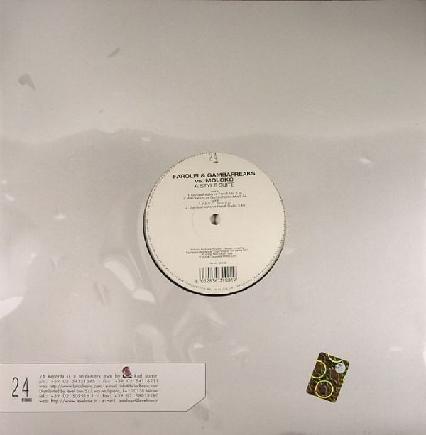 Farolfi  &  Gambafreaks  &  Moloko - A Style Suite | 24 Records (TW 54) - 2