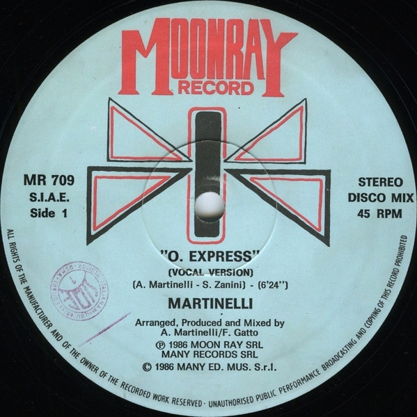 Martinelli - O. Express | Moonray Record (MR 709) - 2