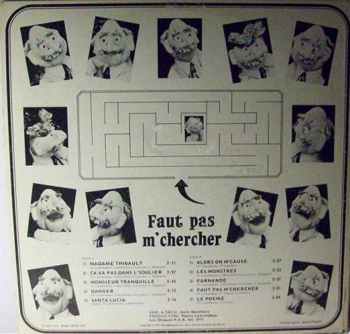 Monsieur Tranquille - Faut Pas M'chercher | Totem (MT-14001) - 2