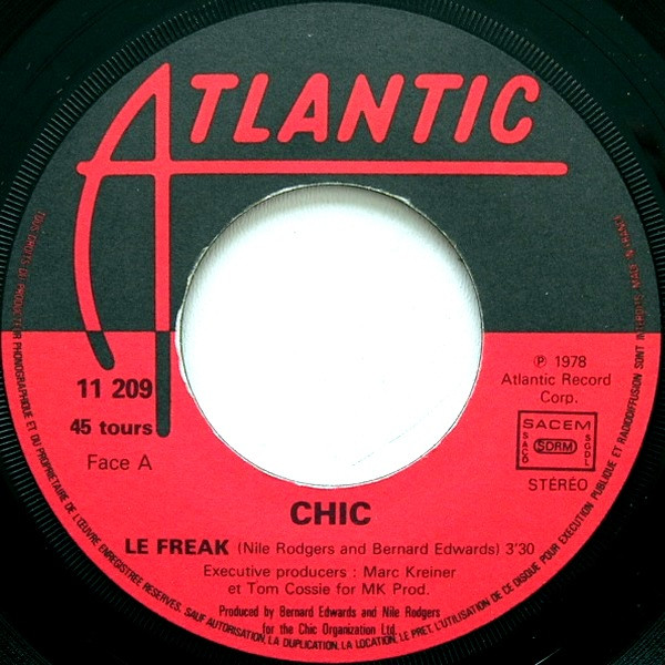 Chic - Le Freak | Atlantic (11 209) - 3