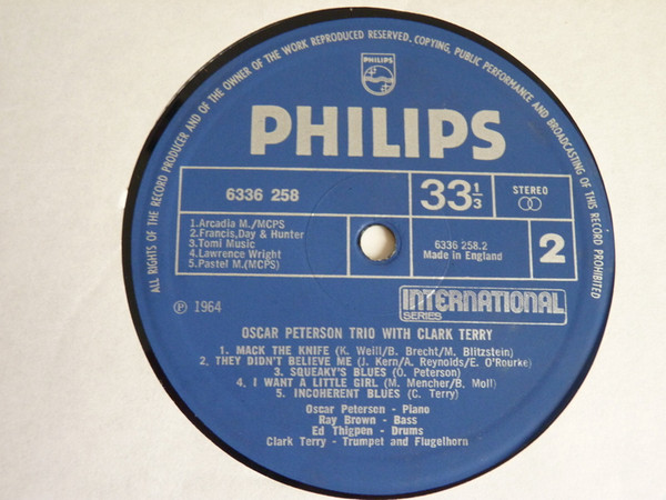 Oscar Peterson Trio With Clark Terry