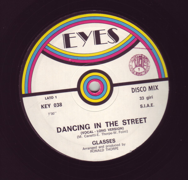Glasses - Dancing In The Street | Eyes (KEY 038) - 3 Glasses - Dancing In The Street | Eyes (KEY 038) - 3