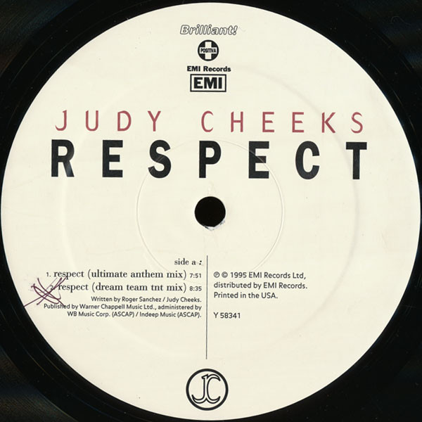 Judy Cheeks - Respect | EMI (Y 58341) - 3 Judy Cheeks - Respect | EMI (Y 58341) - 3