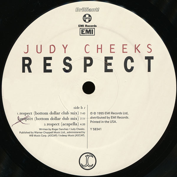 Judy Cheeks - Respect | EMI (Y 58341) - 4 Judy Cheeks - Respect | EMI (Y 58341) - 4