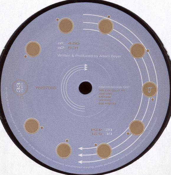 Adam Beyer - Stocktown City | Rotation Records (rot97010) - 2