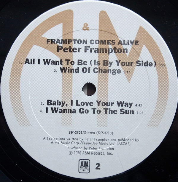 Peter Frampton - Frampton Comes Alive! | A&M Records (SP-3703) - 4