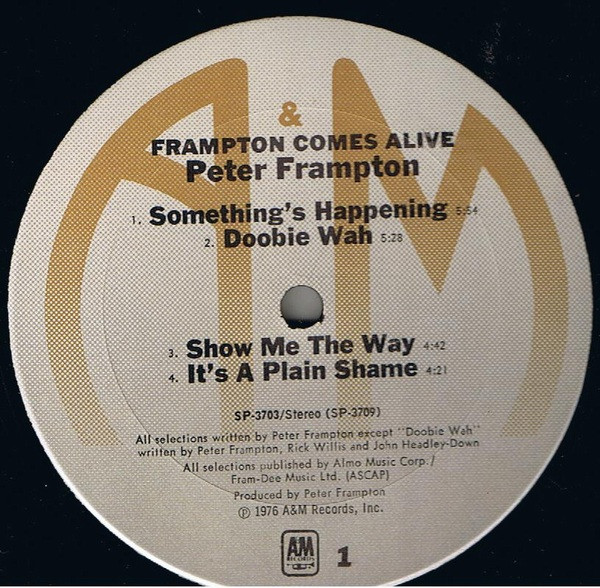 Peter Frampton - Frampton Comes Alive! | A&M Records (SP-3703) - 3