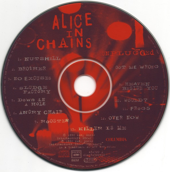 Alice In Chains - MTV Unplugged | Columbia (484300 2) - 3