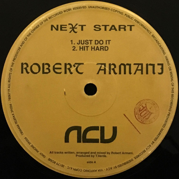 Robert Armani - Next Start | ACV (ACVDP004) - 2