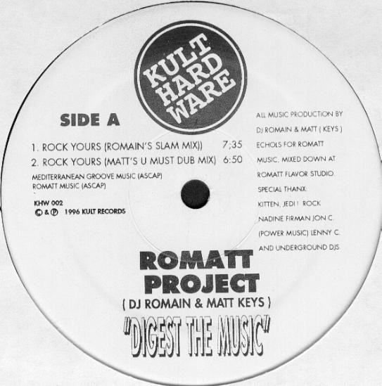 Romatt Project - Digest The Music | Kult Hardware (KHW 002)