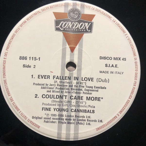 Fine Young Cannibals - Ever Fallen In Love | Metronome (886 115-1) - 4 Fine Young Cannibals - Ever Fallen In Love | Metronome (886 115-1) - 4