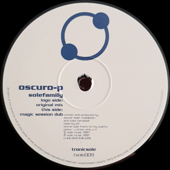Oscuro P - Solefamily | Tronicsole (TSOLE009)