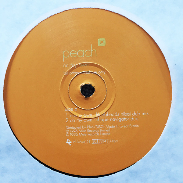 Peach - On My Own | Mute (P12 MUTE 198) - 3
