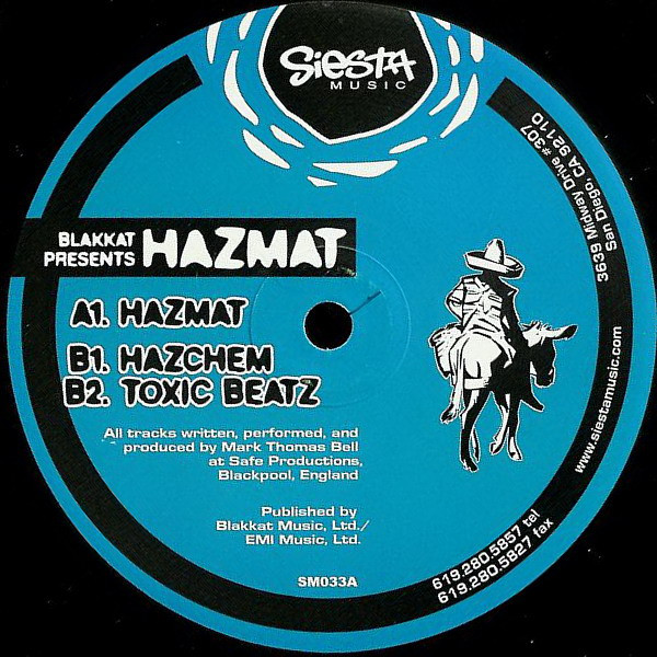 Blakkat - Hazmat | Siesta Music (SM033)