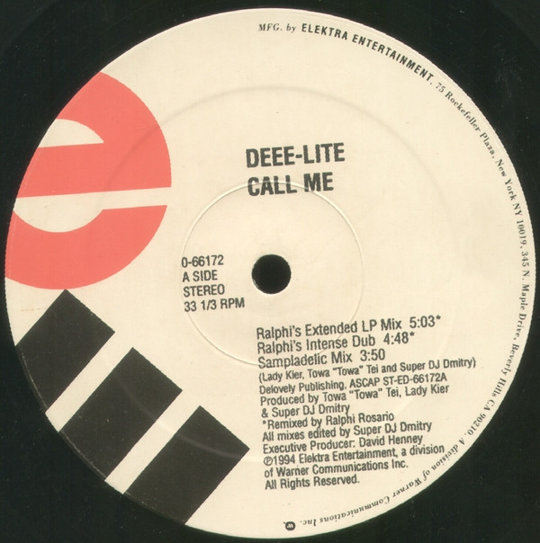 Deee-Lite - Call Me | Elektra (0-66172) - 2