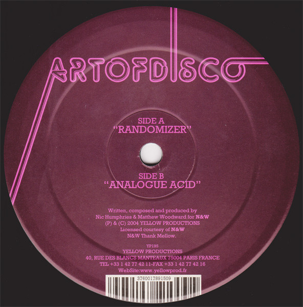N & W - Randomizer / Analogue Acid | Yellow Productions (YP195) - main