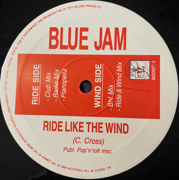 Blue Jam - Ride Like The Wind | BHF Productions (8620927-3) - main