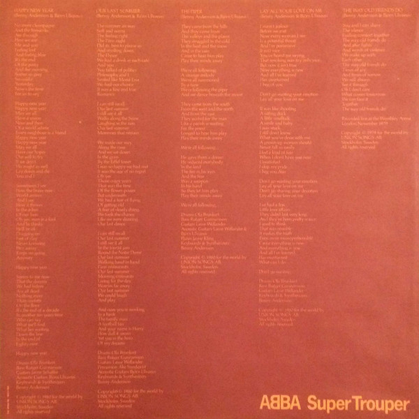 ABBA - Super Trouper | Vogue (574019) - 6