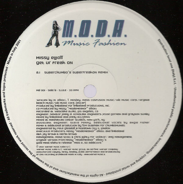 Missy Elliott - Get Ur Freak On | M.O.D.A. - Music Fashion (MD 001) - 2