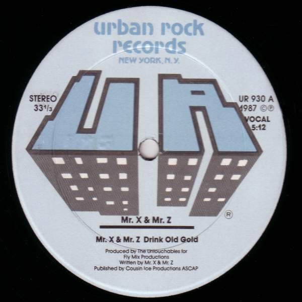 Mr. X & Mr. Z - Mr. X & Mr. Z Drink Old Gold | Urban Rock Records (UR 930) - main Mr. X & Mr. Z - Mr. X & Mr. Z Drink Old Gold | Urban Rock Records (UR 930) - main
