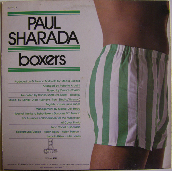 Paul Sharada - Boxers | Discos Games (DG-1219) - 2