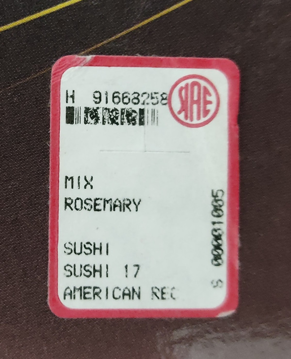 Dolphins - Rosemary | Sushi Records (SUSHI 17) - 5 Dolphins - Rosemary | Sushi Records (SUSHI 17) - 5