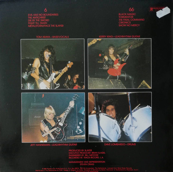 Slayer - Show No Mercy | Roadrunner Records (RR 9868) - 2 Slayer - Show No Mercy | Roadrunner Records (RR 9868) - 2