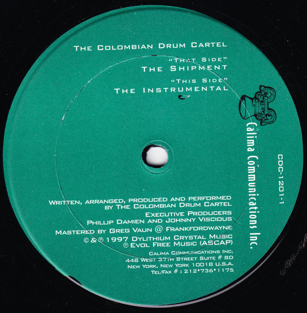 The Colombian Drum Cartel - The Shipment | Calima Communications Inc. (CDC-1201-1) - main