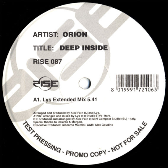 Orion - Deep Inside | Rise (RISE 087)