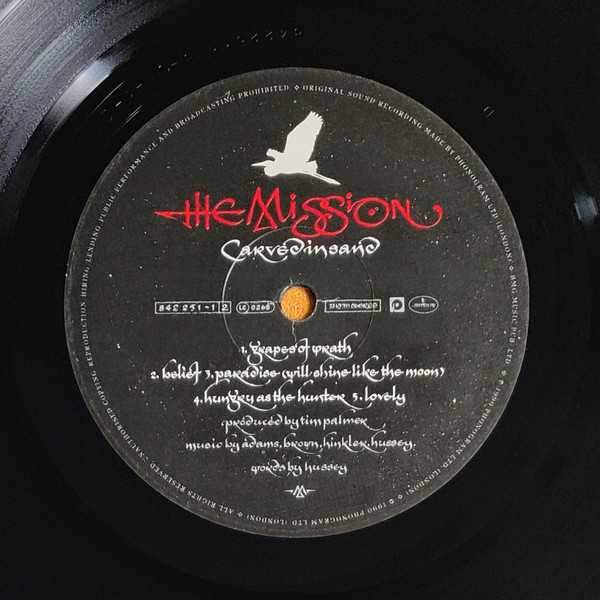 The Mission - Carved In Sand | Mercury (842 251-1) - 4