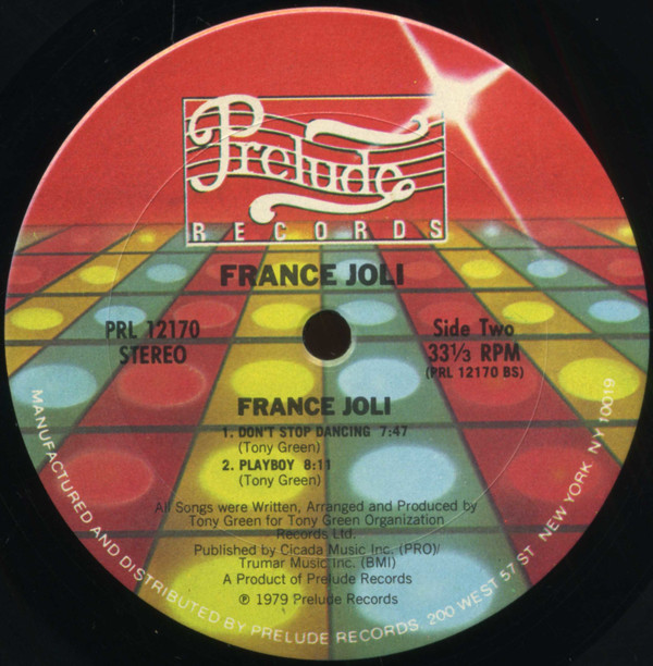 France Joli - France Joli | Prelude Records (PRL 12170) - 4