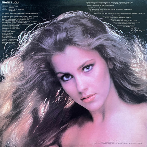 France Joli - France Joli | Prelude Records (PRL 12170) - 2