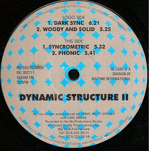 Dynamic Structure - Dark Sync | Re-load Records (REL 952111) - 2